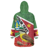 Personalized Suriname Wearable Blanket Hoodie Gerechtigheid Vroomheid Vertrouwen - Wonder Print Shop