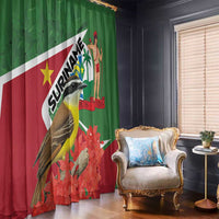 Suriname Window Curtain Gerechtigheid Vroomheid Vertrouwen - Wonder Print Shop