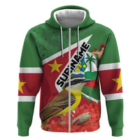 Personalized Suriname Zip Hoodie Gerechtigheid Vroomheid Vertrouwen - Wonder Print Shop