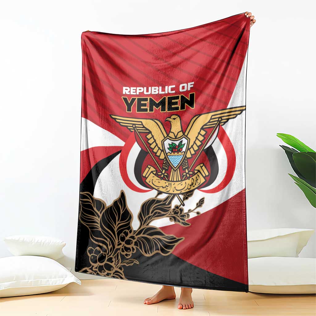 Republic of Yemen Blanket Yamaniyyatu Coat of Arms