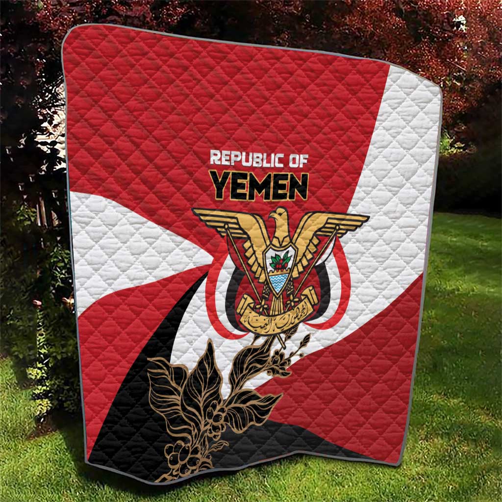Republic of Yemen Quilt Yamaniyyatu Coat of Arms - Wonder Print Shop