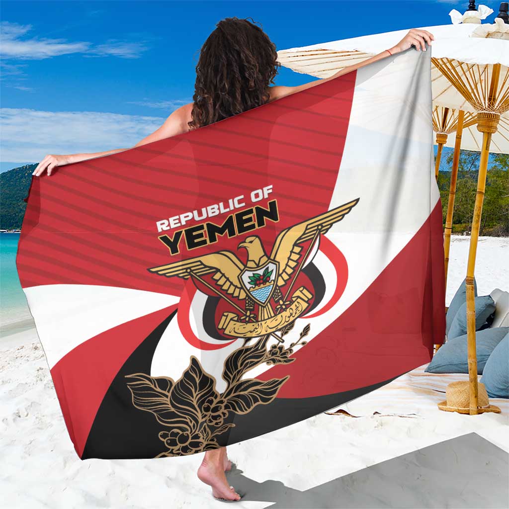 Republic of Yemen Sarong Yamaniyyatu Coat of Arms - Wonder Print Shop