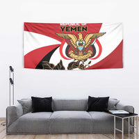 Republic of Yemen Tapestry Yamaniyyatu Coat of Arms - Wonder Print Shop