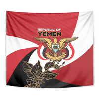 Republic of Yemen Tapestry Yamaniyyatu Coat of Arms - Wonder Print Shop