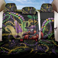 Mardi Gras Funny Shrimp Back Car Seat Cover Fleur De Lis Special Version - Wonder Print Shop