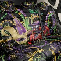 Mardi Gras Funny Shrimp Back Car Seat Cover Fleur De Lis Special Version - Wonder Print Shop
