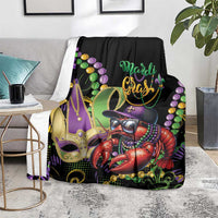 Mardi Gras Funny Shrimp Blanket Fleur De Lis Special Version - Wonder Print Shop