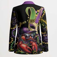 Personalized Mardi Gras Funny Shrimp Blazer Fleur De Lis Special Version - Wonder Print Shop