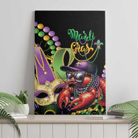 Mardi Gras Funny Shrimp Canvas Wall Art Fleur De Lis Special Version - Wonder Print Shop