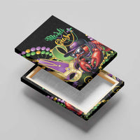 Mardi Gras Funny Shrimp Canvas Wall Art Fleur De Lis Special Version - Wonder Print Shop