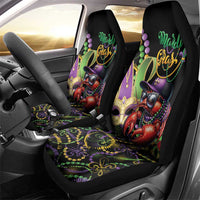 Mardi Gras Funny Shrimp Car Seat Cover Fleur De Lis Special Version - Wonder Print Shop
