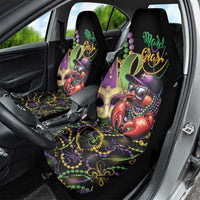Mardi Gras Funny Shrimp Car Seat Cover Fleur De Lis Special Version - Wonder Print Shop