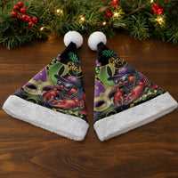 Mardi Gras Funny Shrimp Christmas Santa Hat Fleur De Lis Special Version - Wonder Print Shop