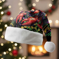 Mardi Gras Funny Shrimp Christmas Santa Hat Fleur De Lis Special Version - Wonder Print Shop