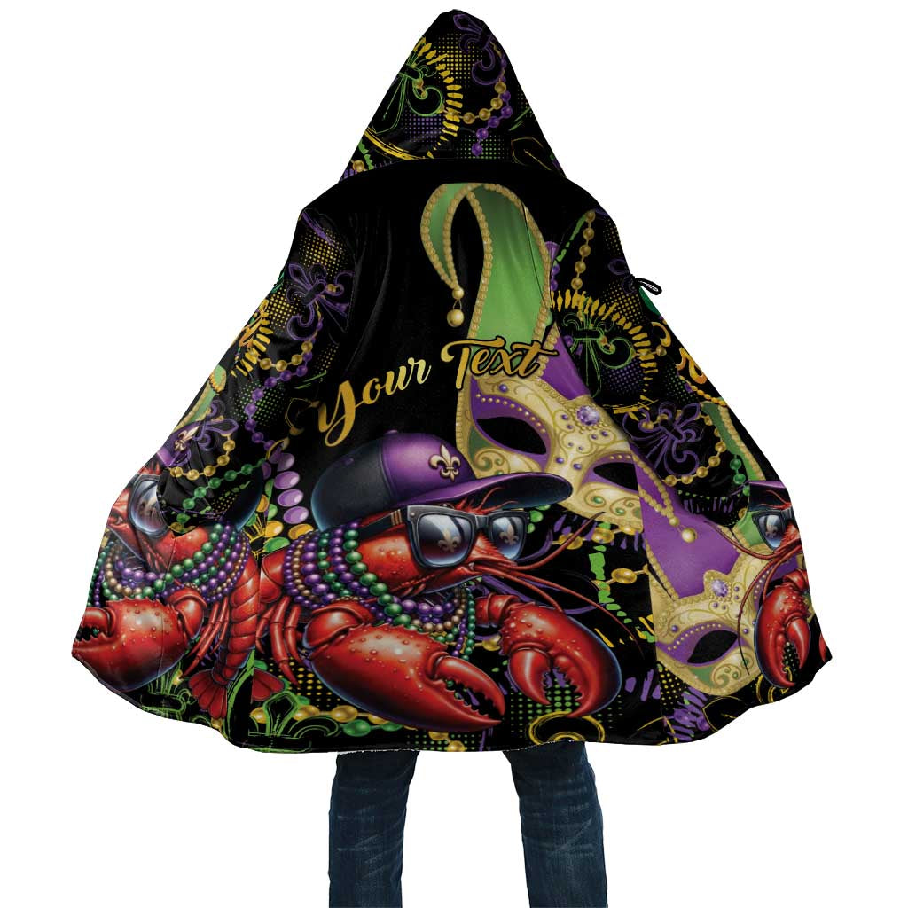 Personalized Mardi Gras Funny Shrimp Cloak Fleur De Lis Special Version - Wonder Print Shop