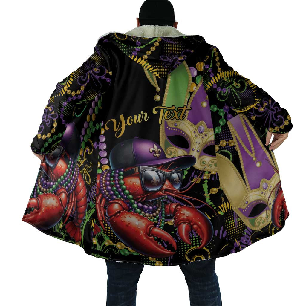 Personalized Mardi Gras Funny Shrimp Cloak Fleur De Lis Special Version - Wonder Print Shop