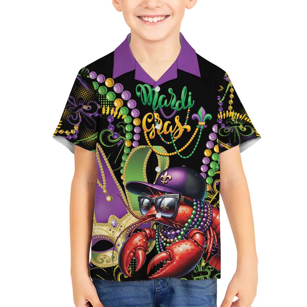 Personalized Mardi Gras Funny Shrimp Family Matching Tank Maxi Dress and Hawaiian Shirt Fleur De Lis Special Version - Wonder Print Shop