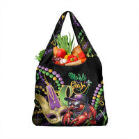 Mardi Gras Funny Shrimp Grocery Bag Fleur De Lis Special Version - Wonder Print Shop