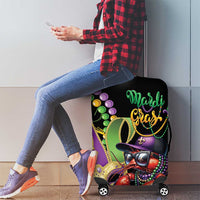 Mardi Gras Funny Shrimp Luggage Cover Fleur De Lis Special Version - Wonder Print Shop