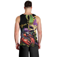 Personalized Mardi Gras Funny Shrimp Men Tank Top Fleur De Lis Special Version - Wonder Print Shop