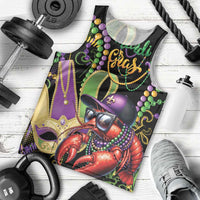 Personalized Mardi Gras Funny Shrimp Men Tank Top Fleur De Lis Special Version - Wonder Print Shop
