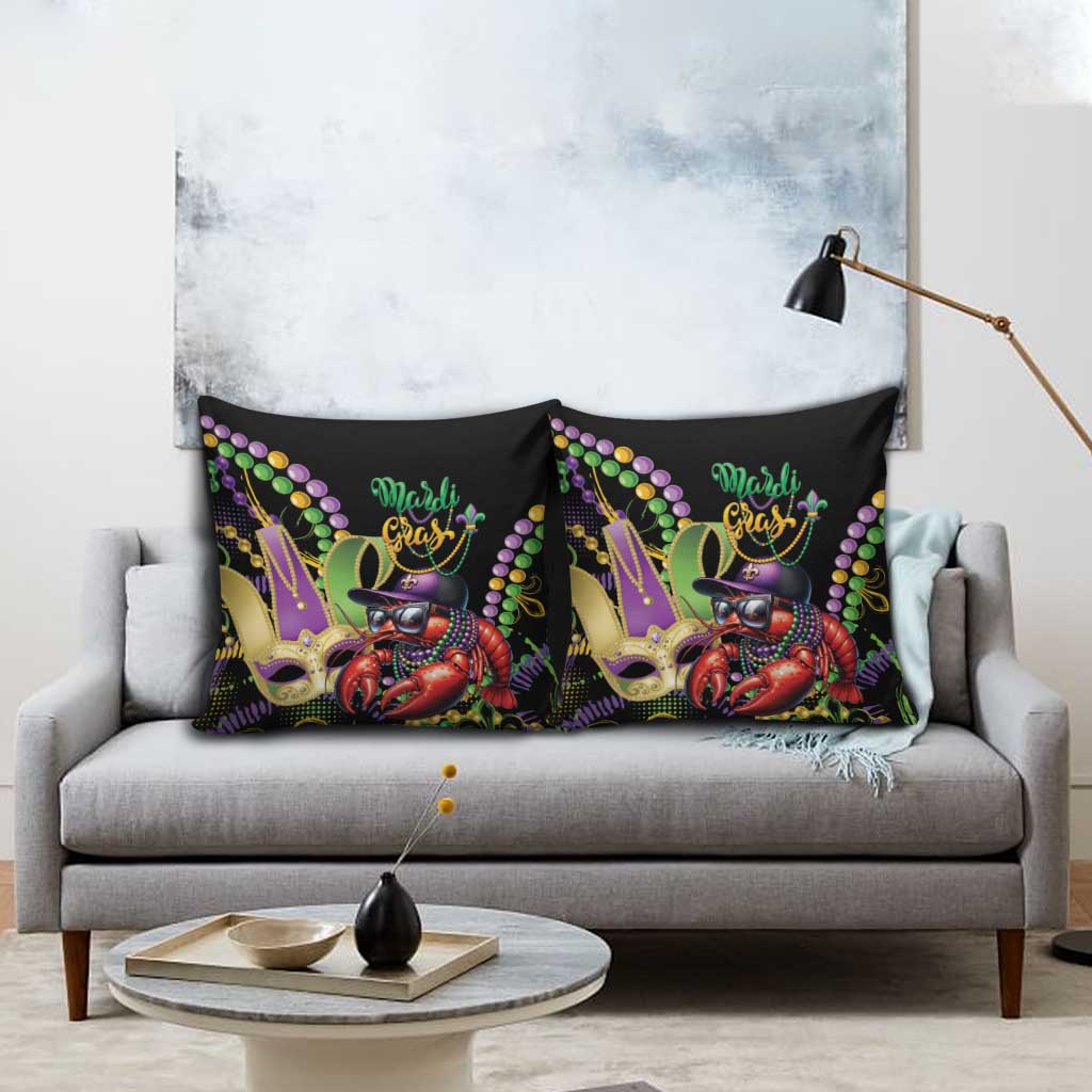 Mardi Gras Funny Shrimp Pillow Cover Fleur De Lis Special Version - Wonder Print Shop
