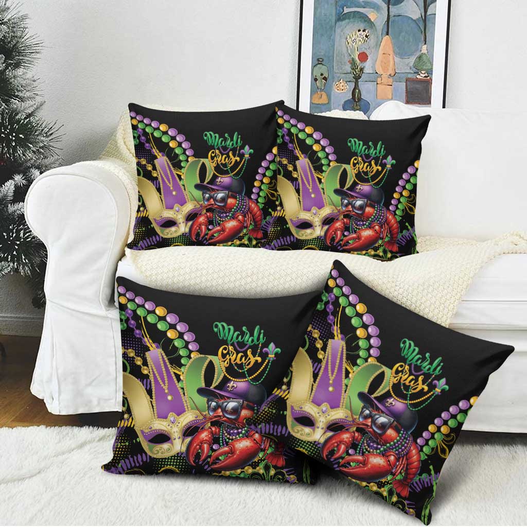 Mardi Gras Funny Shrimp Pillow Cover Fleur De Lis Special Version - Wonder Print Shop
