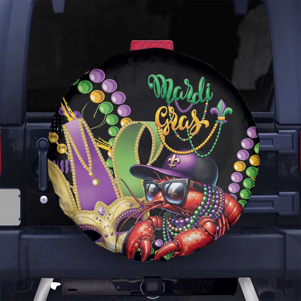 Mardi Gras Funny Shrimp Spare Tire Cover Fleur De Lis Special Version - Wonder Print Shop