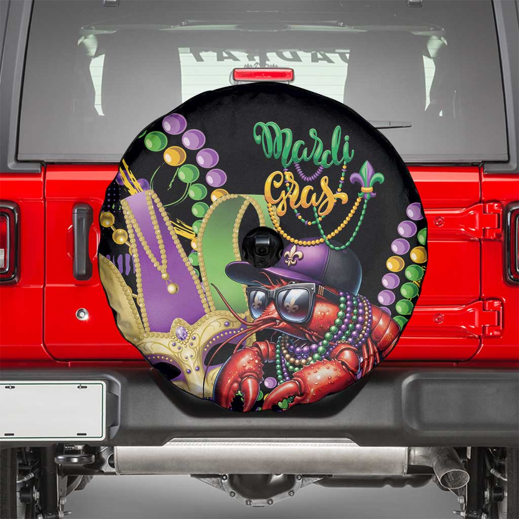 Mardi Gras Funny Shrimp Spare Tire Cover Fleur De Lis Special Version - Wonder Print Shop