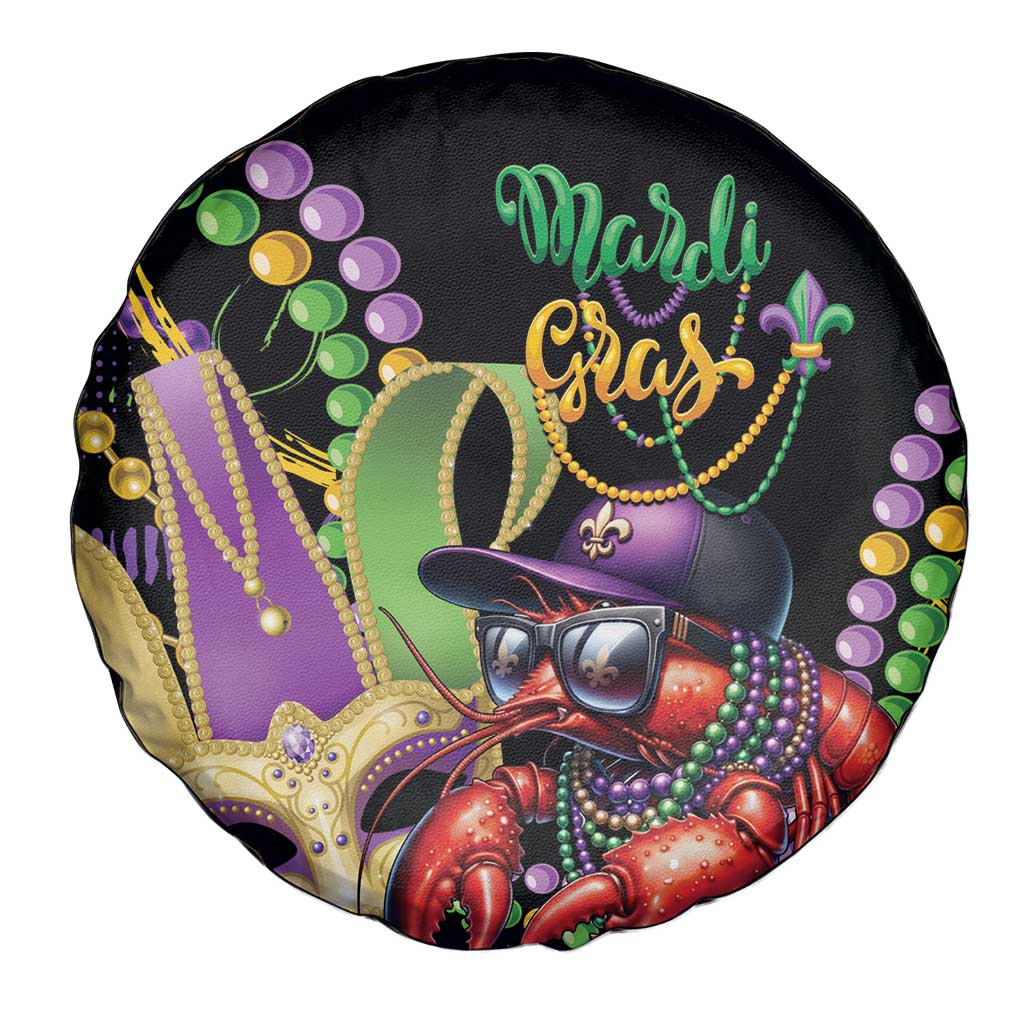 Mardi Gras Funny Shrimp Spare Tire Cover Fleur De Lis Special Version - Wonder Print Shop