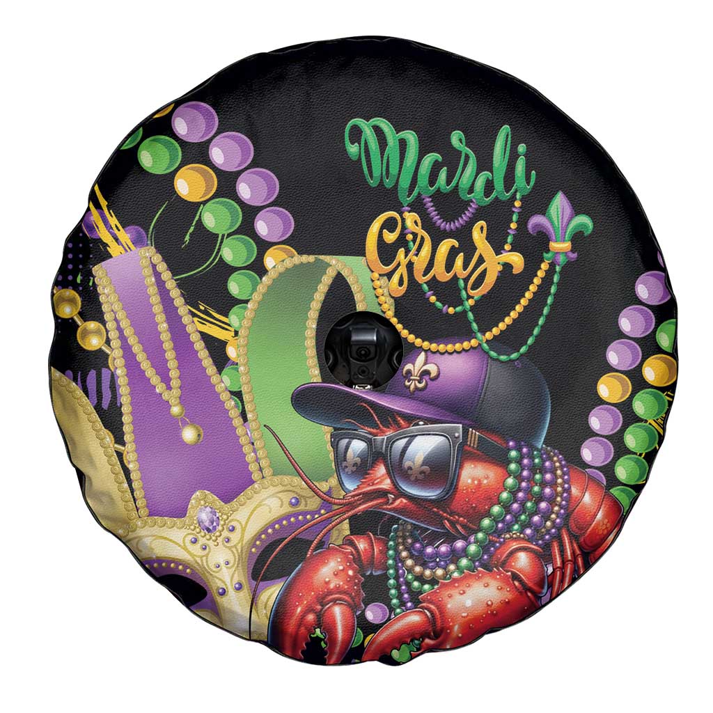Mardi Gras Funny Shrimp Spare Tire Cover Fleur De Lis Special Version - Wonder Print Shop