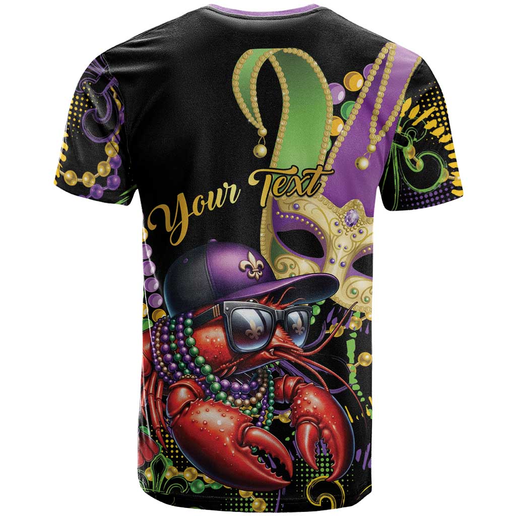 Personalized Mardi Gras Funny Shrimp T Shirt Fleur De Lis Special Version - Wonder Print Shop
