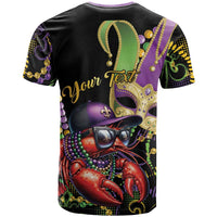 Personalized Mardi Gras Funny Shrimp T Shirt Fleur De Lis Special Version - Wonder Print Shop