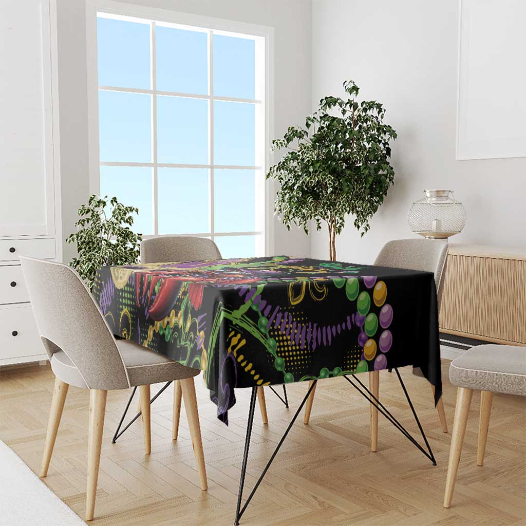 Mardi Gras Funny Shrimp Tablecloth Fleur De Lis Special Version - Wonder Print Shop