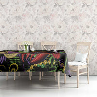 Mardi Gras Funny Shrimp Tablecloth Fleur De Lis Special Version - Wonder Print Shop