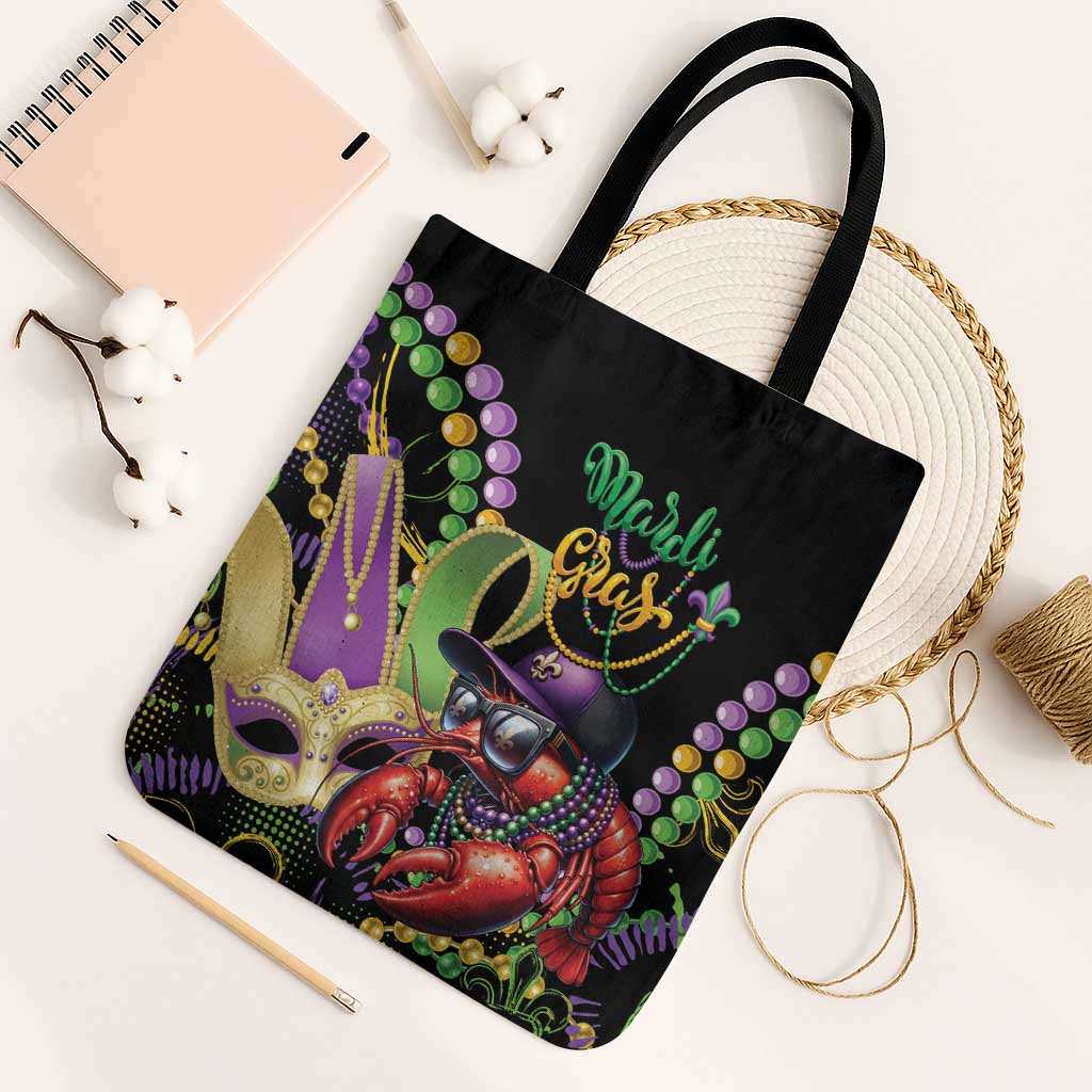 Mardi Gras Funny Shrimp Tote Bag Fleur De Lis Special Version - Wonder Print Shop