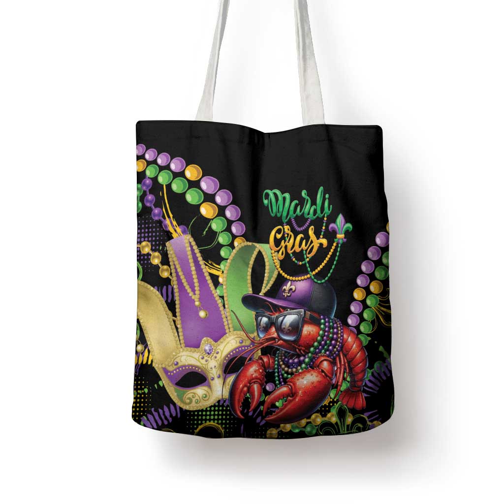 Mardi Gras Funny Shrimp Tote Bag Fleur De Lis Special Version - Wonder Print Shop