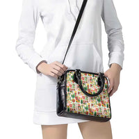 Hawaiian Santa Christmas Pattern Shoulder Handbag White Version - Wonder Print Shop