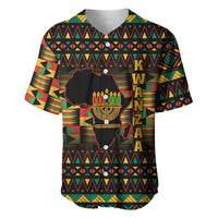 Kwanzaa Festival Baseball Jersey Kinara Candles African Pattern - Wonder Print Shop
