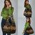 Kwanzaa Festival Grocery Bag Kinara Candles African Pattern