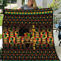 Kwanzaa Festival Quilt Kinara Candles African Pattern - Wonder Print Shop