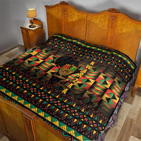 Kwanzaa Festival Quilt Kinara Candles African Pattern - Wonder Print Shop