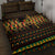 Kwanzaa Festival Quilt Bed Set Kinara Candles African Pattern - Wonder Print Shop