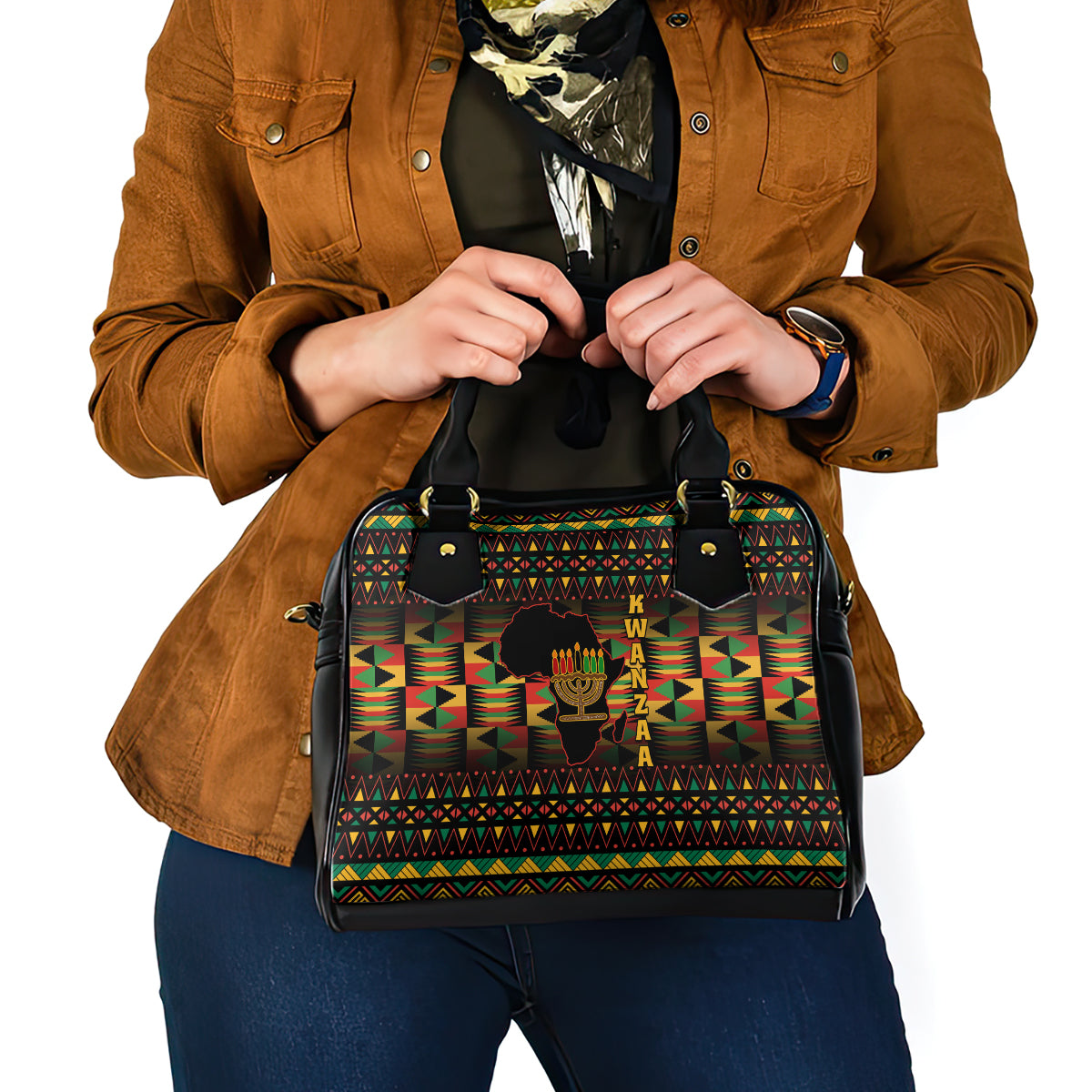 kwanzaa-festival-shoulder-handbag-kinara-candles-african-pattern