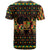 Kwanzaa Festival T Shirt Kinara Candles African Pattern - Wonder Print Shop