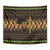 Kwanzaa Festival Tapestry Kinara Candles African Pattern - Wonder Print Shop
