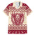 Austria Christmas Family Matching Off Shoulder Maxi Dress and Hawaiian Shirt Krampus Xmas Pattern - Wonder Print Shop