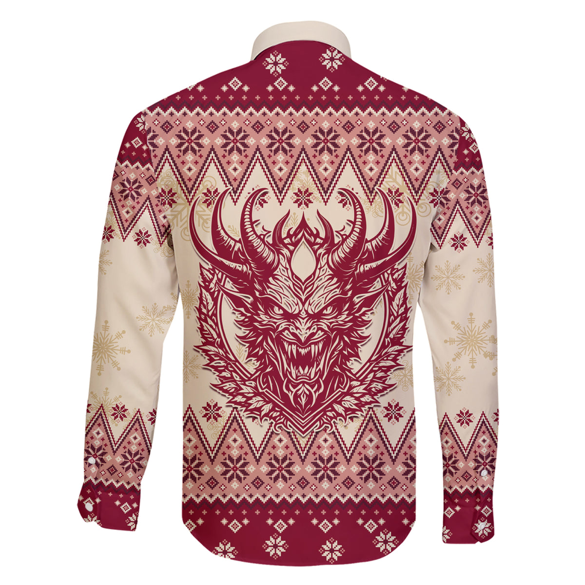 Austria Christmas Family Matching Short Sleeve Bodycon Dress and Hawaiian Shirt Krampus Xmas Pattern - Wonder Print Shop