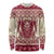 Austria Christmas Long Sleeve Shirt Krampus Xmas Pattern - Wonder Print Shop