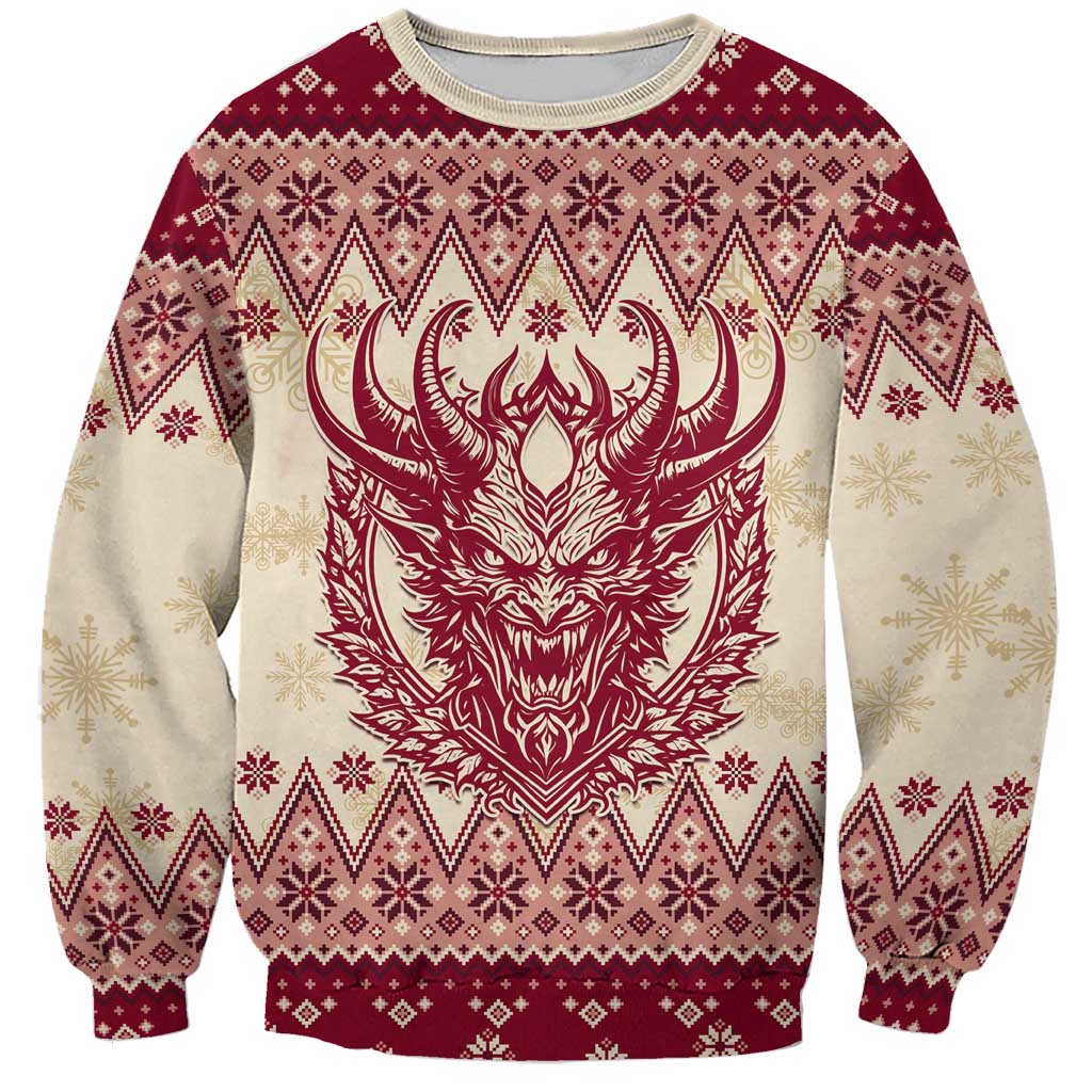 Austria Christmas Sweatshirt Krampus Xmas Pattern LT01